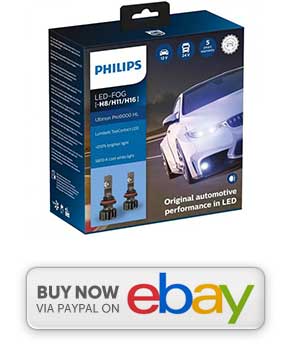 2x H7 LED bulbs - PHILIPS Ultinon Pro3021 6000K