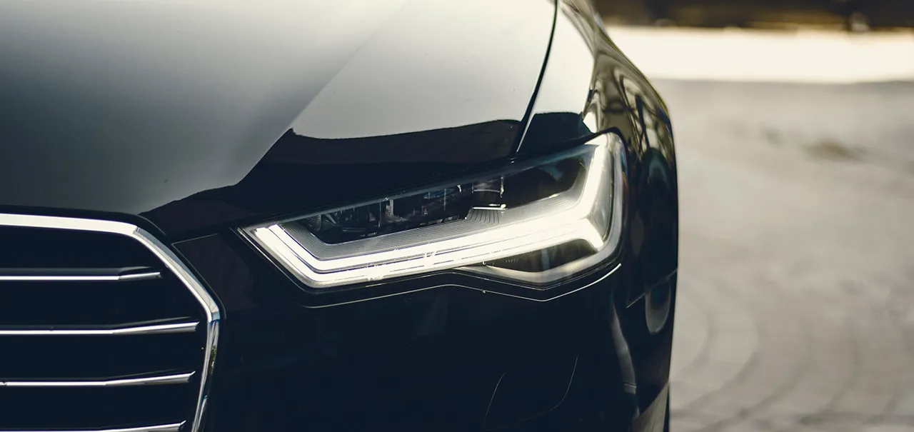 LED headlight detail