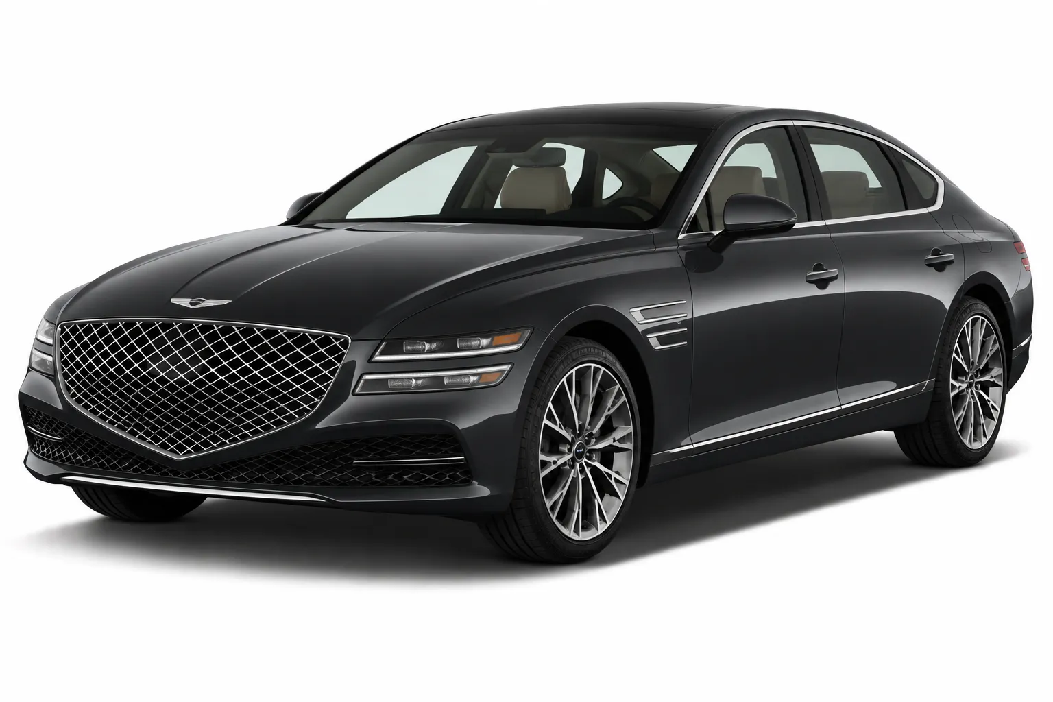 2021 Genesis G80 factory headlights vehicle image