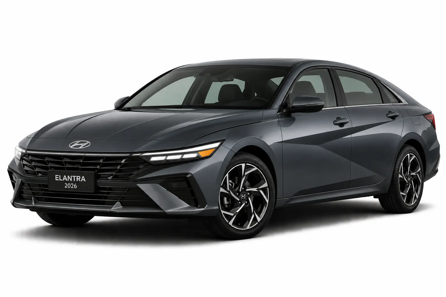 2026 Hyundai Elantra factory headlights vehicle image