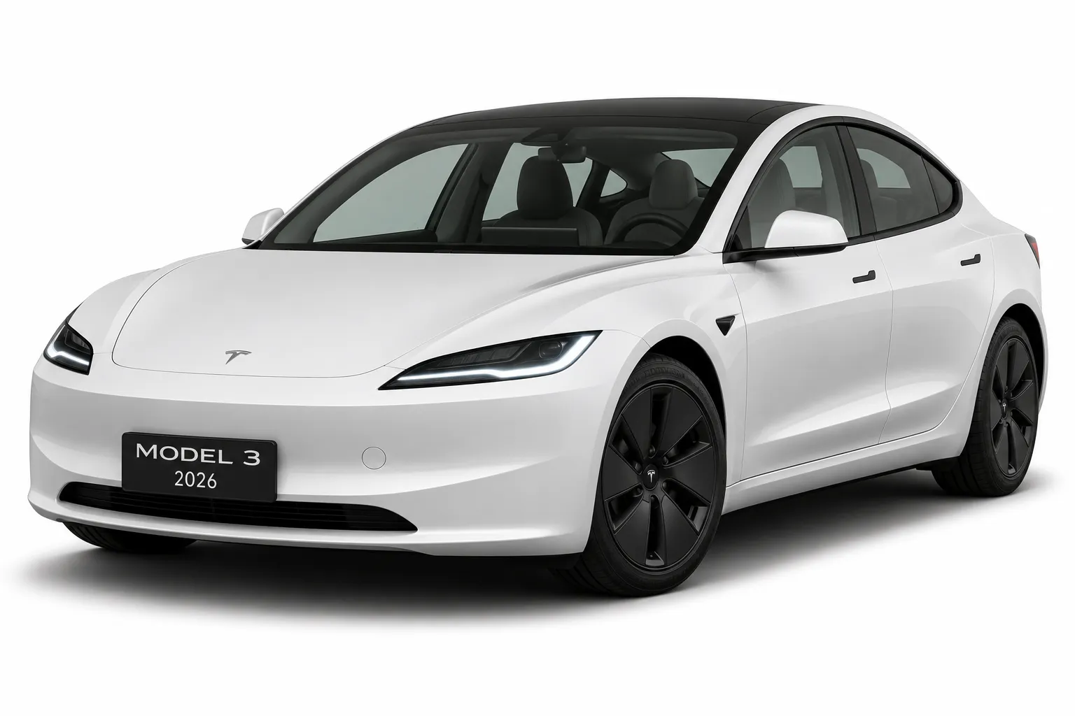 2026 Tesla Model 3 factory headlights vehicle image