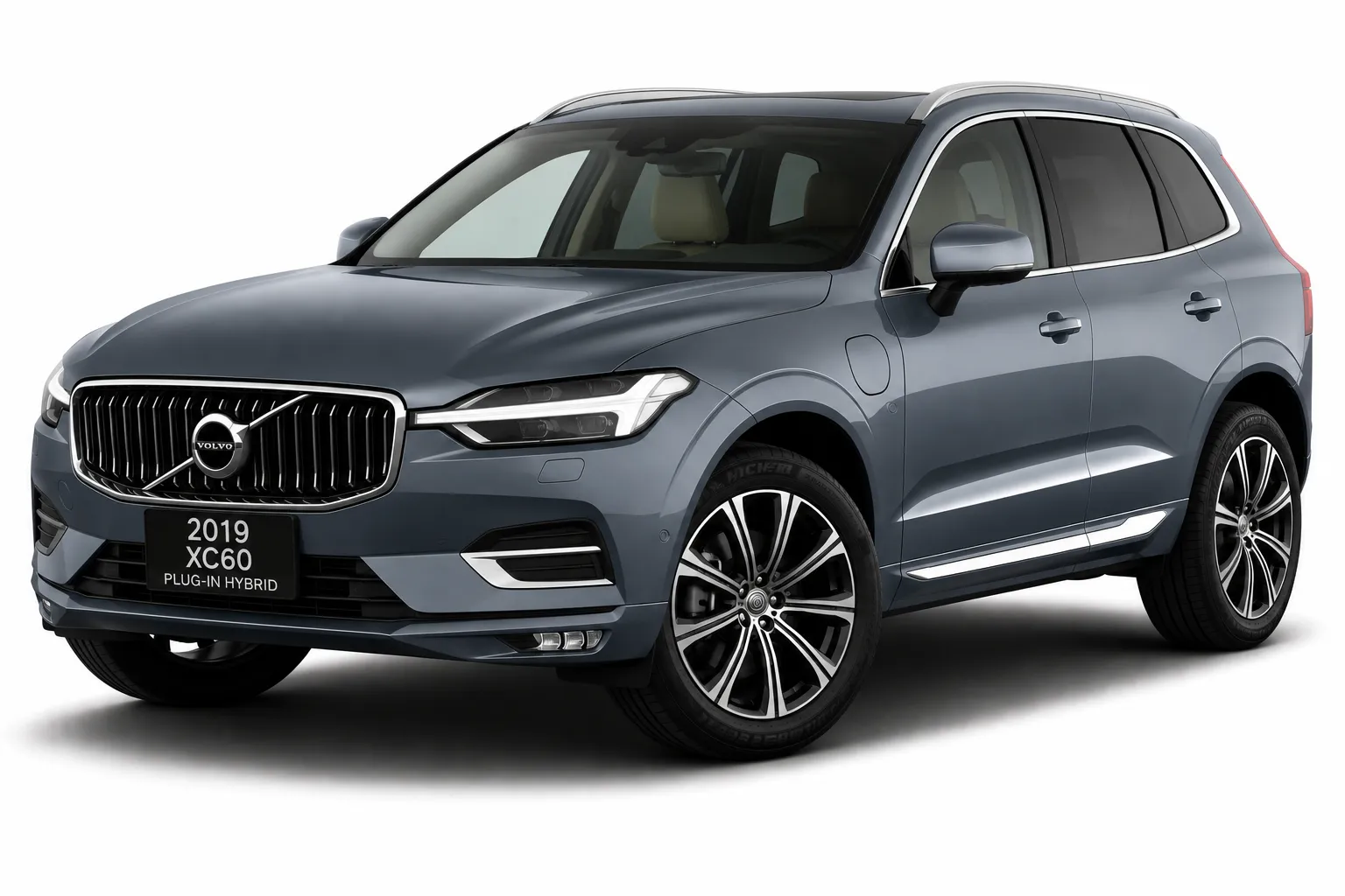 2019 Volvo XC60 Plug-in Hybrid factory headlights vehicle image