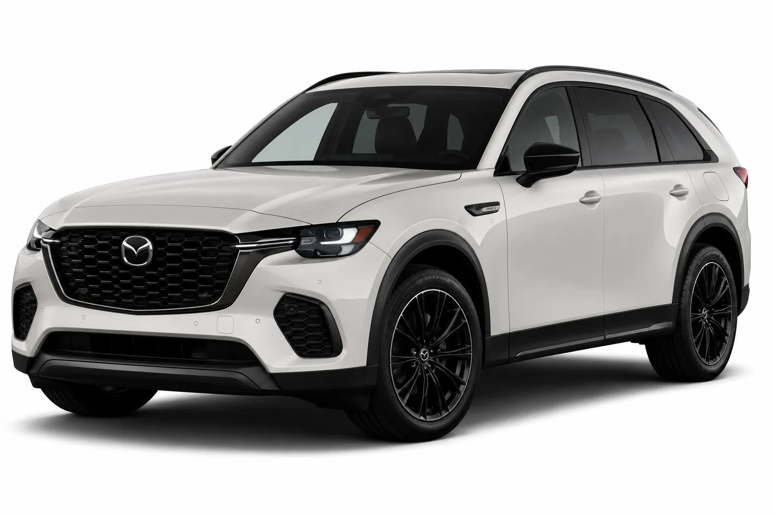 2026 Mazda CX-70 PHEV factory headlights vehicle image