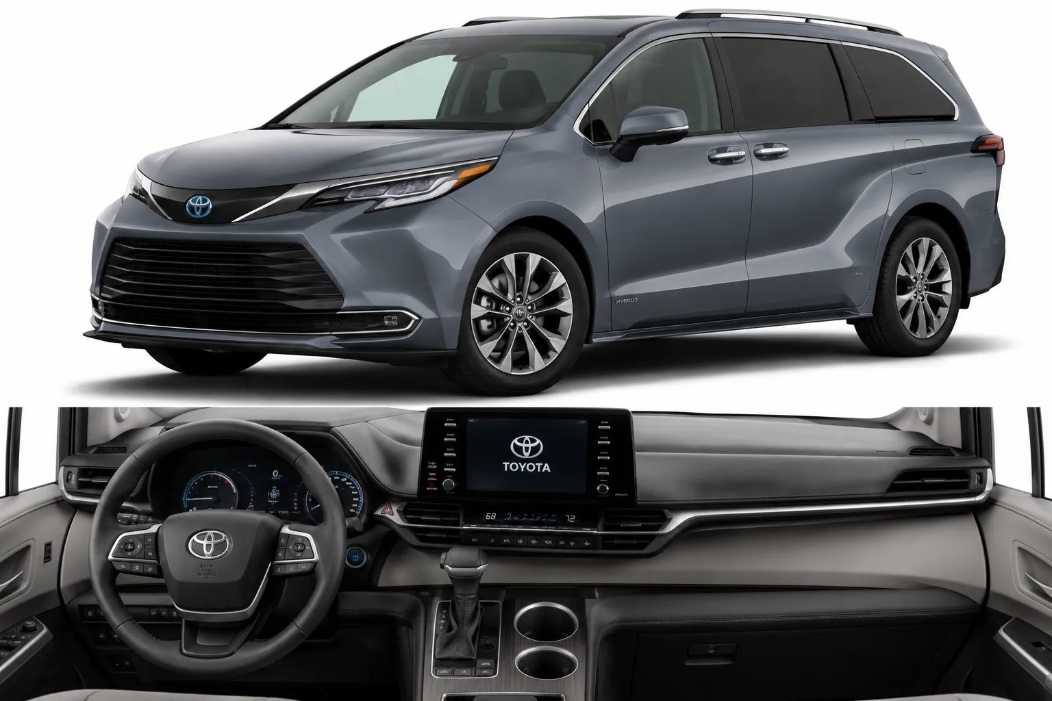 2024 Toyota Sienna factory headlights vehicle image