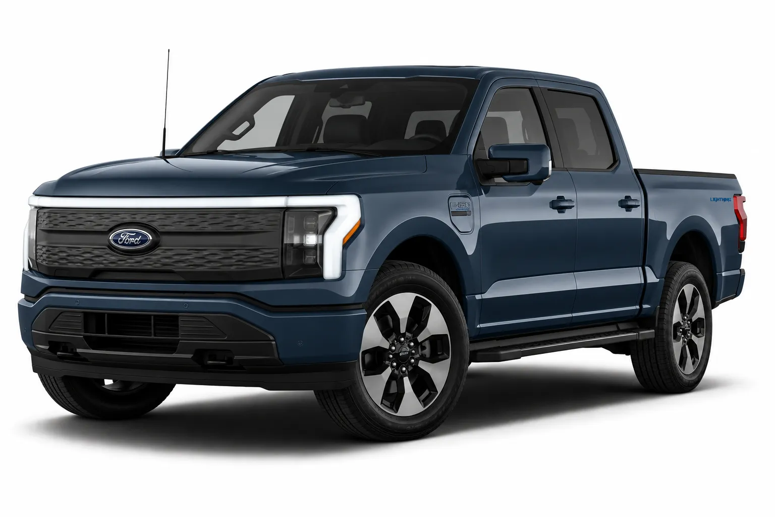 2025 Ford F-150 Lightning factory headlights vehicle image