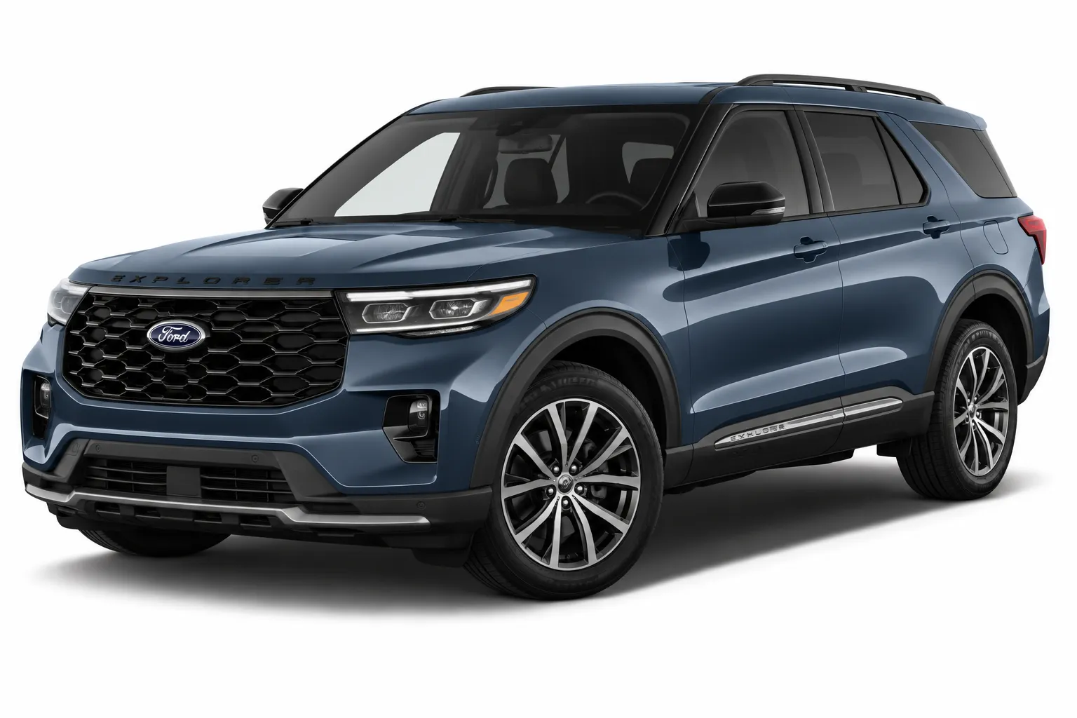 2025 Ford Explorer factory headlights vehicle image