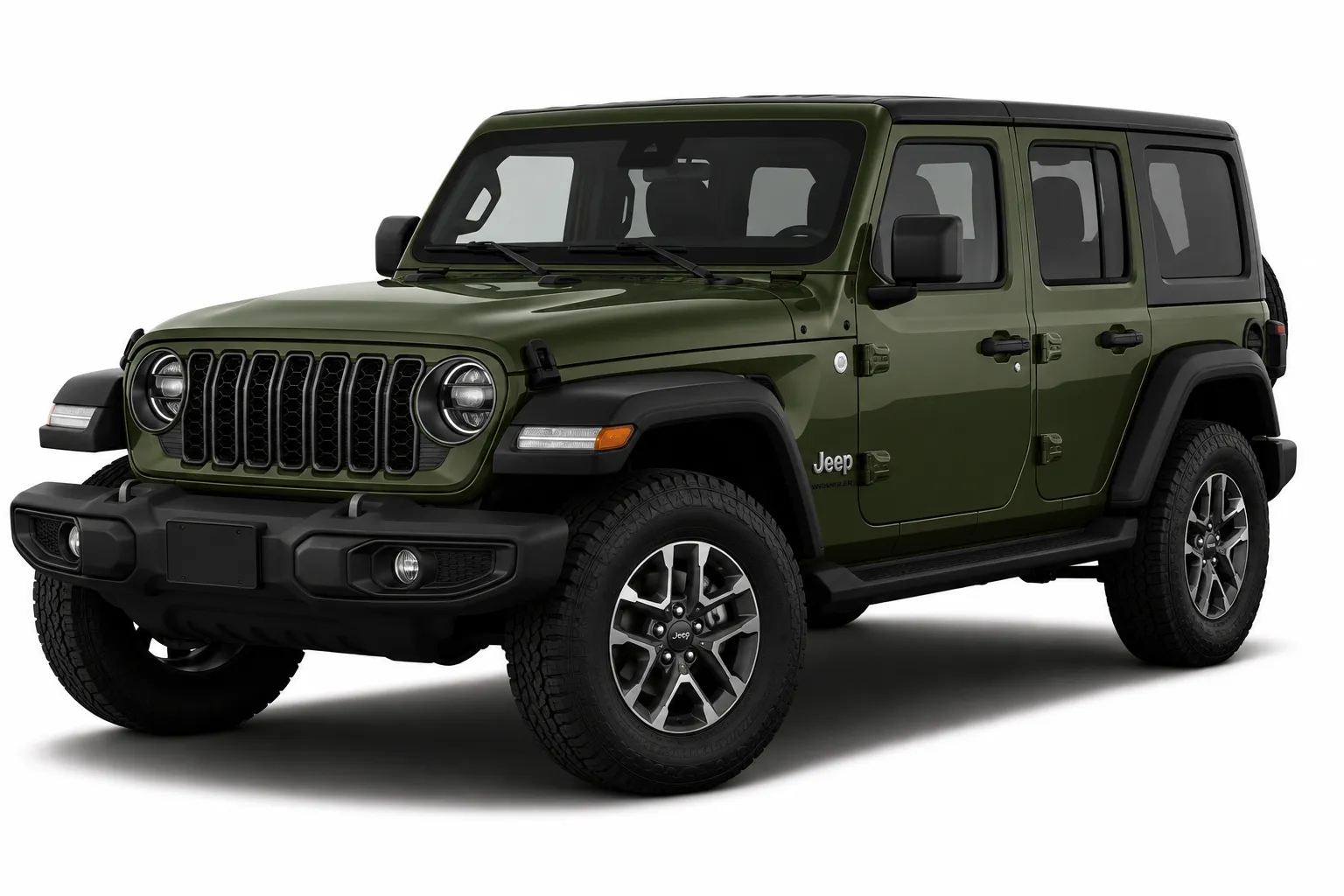 2025 Jeep Wrangler factory headlights vehicle image