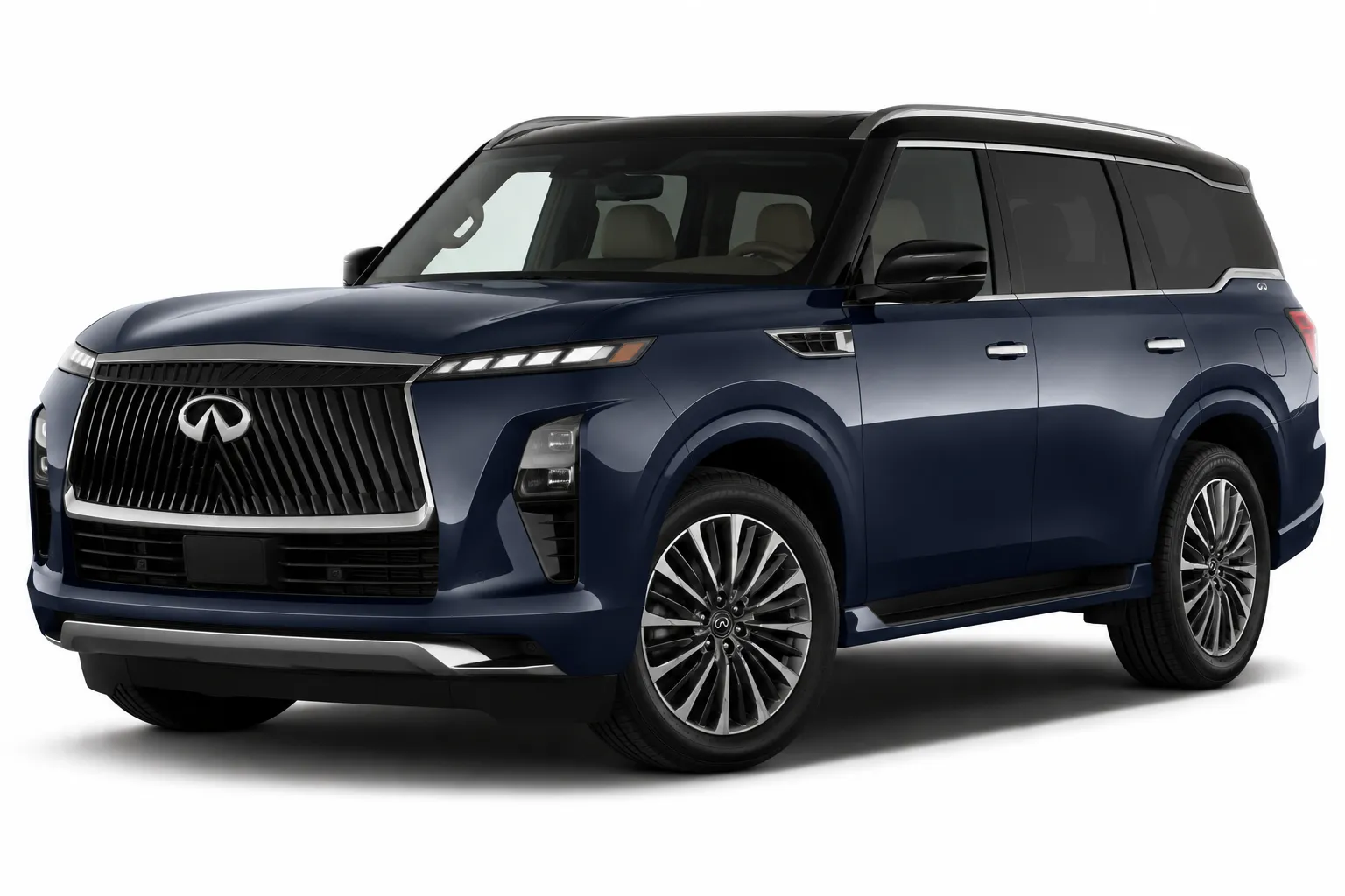 2026 Infiniti QX80 factory headlights vehicle image