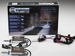 GTR Lighting Ultra HID kit retail package and components