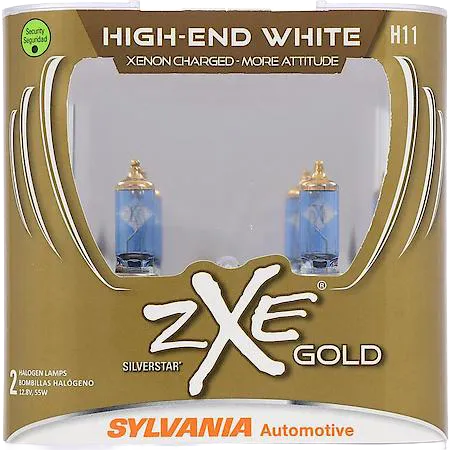 Sylvania SilverStar zXe Gold halogen bulbs