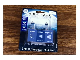 GE Nighthawk Platinum package and halogen bulbs