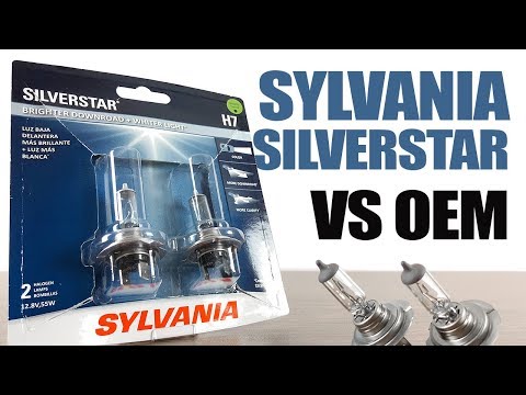Sylvania SilverStar packaging and bulbs from the original BulbFacts video review