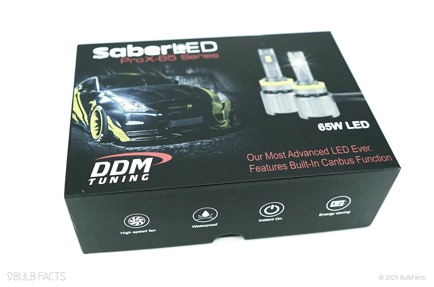 DDM Tuning SaberLED Pro 65W kit and packaging