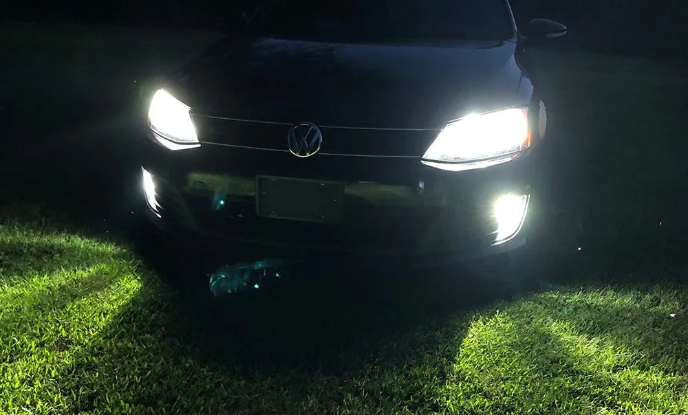 DeAutoLED Premium LEDs operating in the original review vehicle