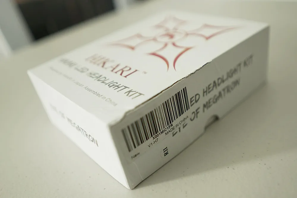 Hikari Ultra retail packaging photographed by BulbFacts