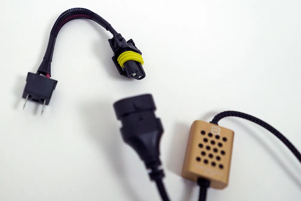 Morimoto 2Stroke 2.0 wiring and H4 adapter