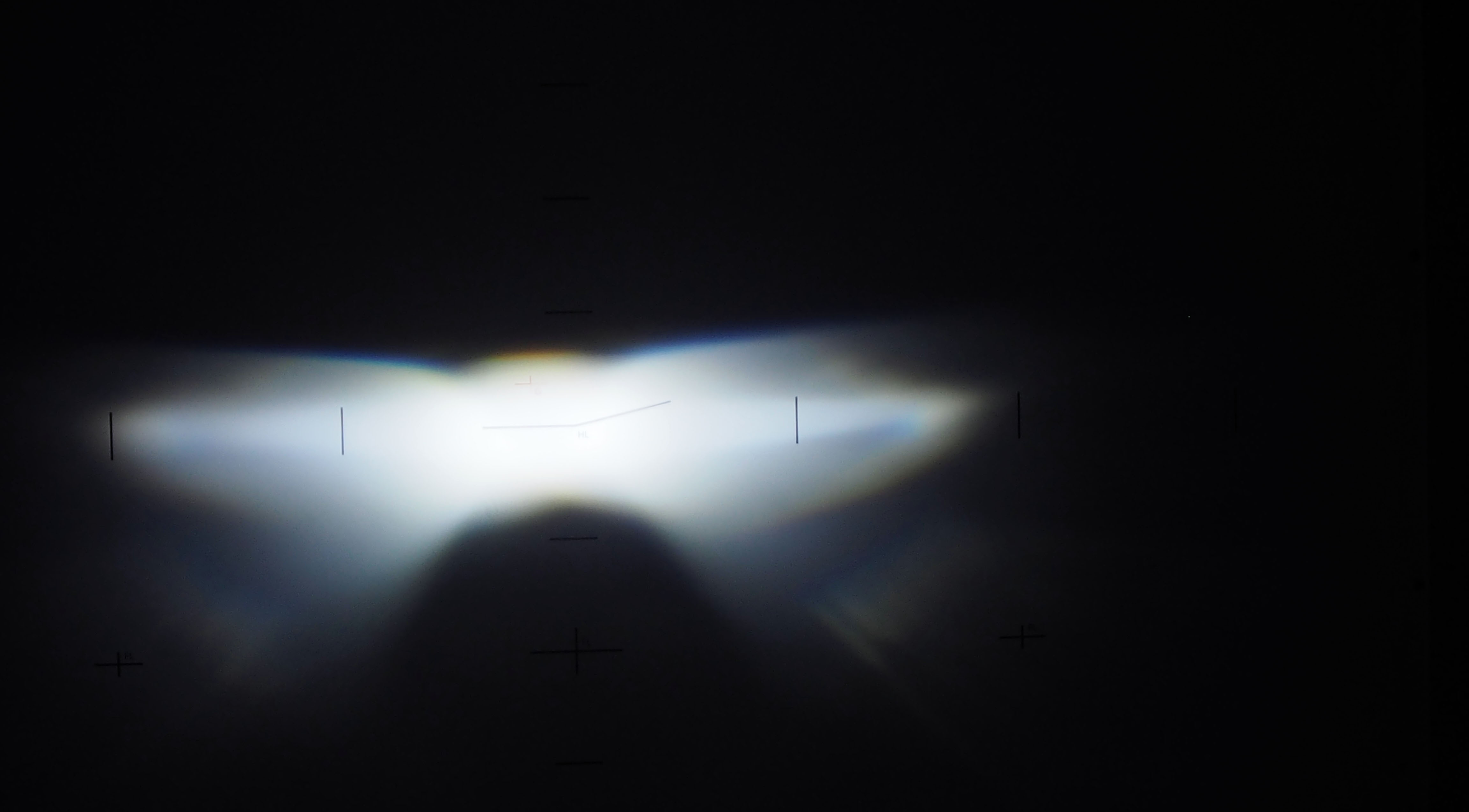 Nineo II projector high beam pattern