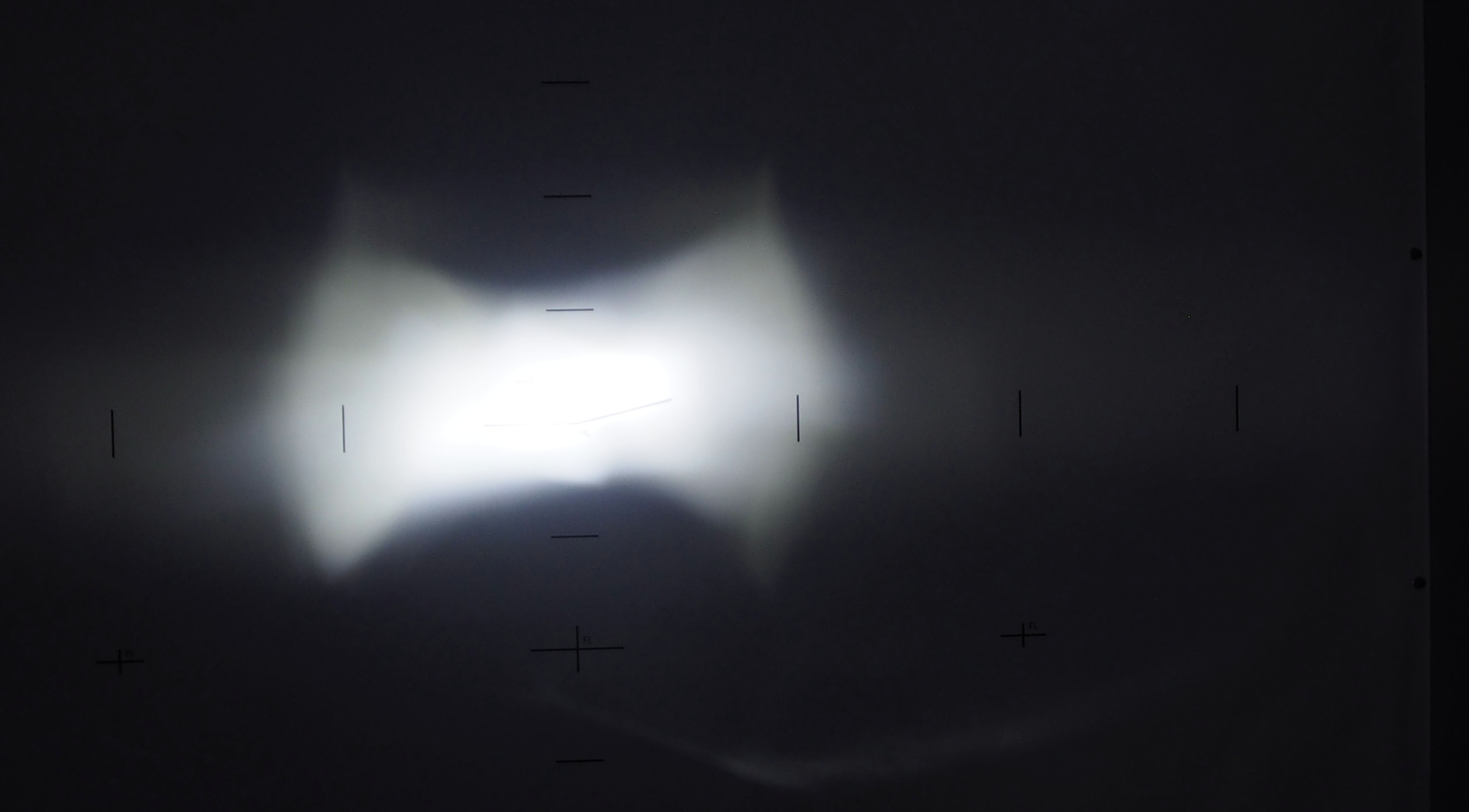 Nineo II reflector high beam pattern
