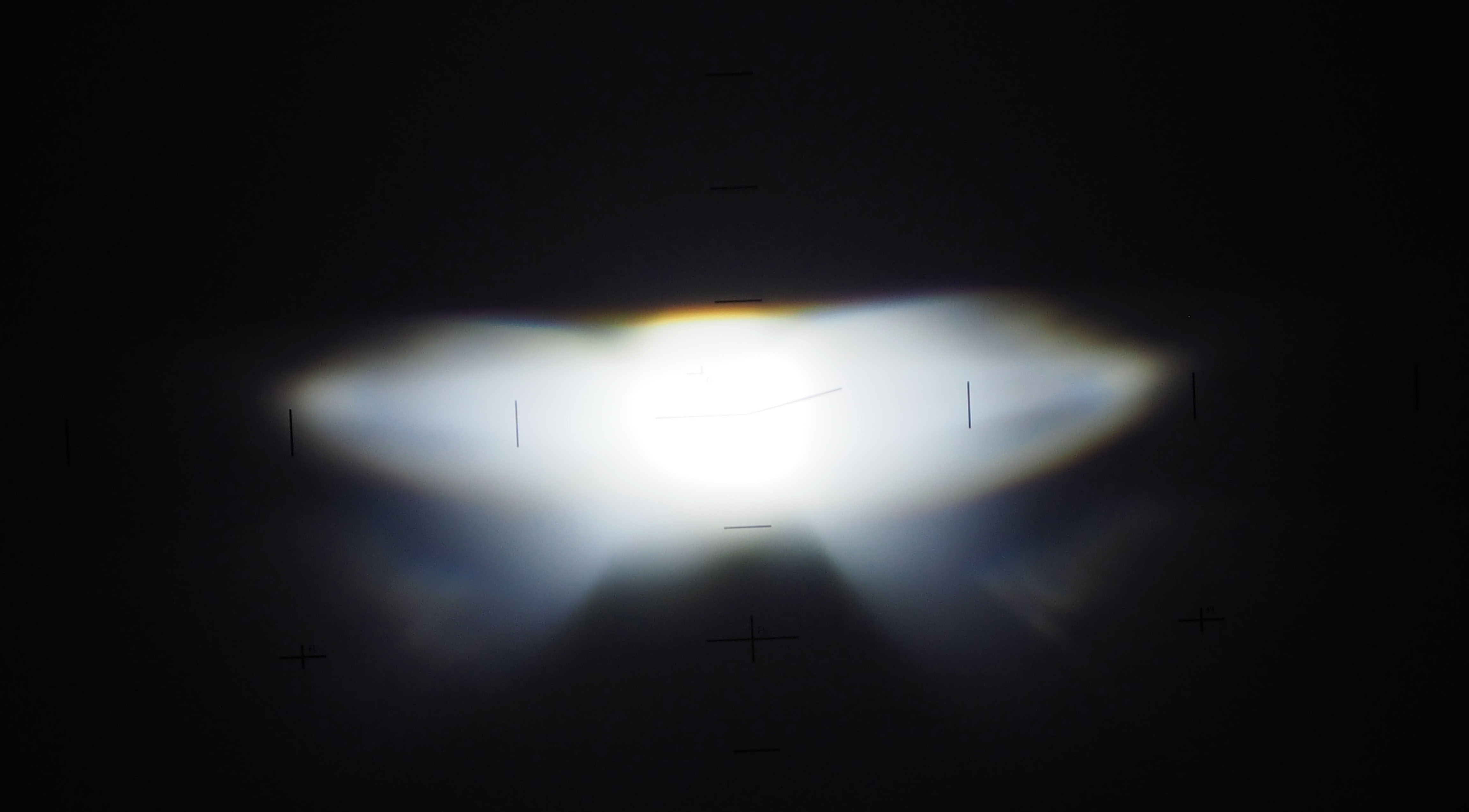 Fahren Forscher F6A projector high beam pattern