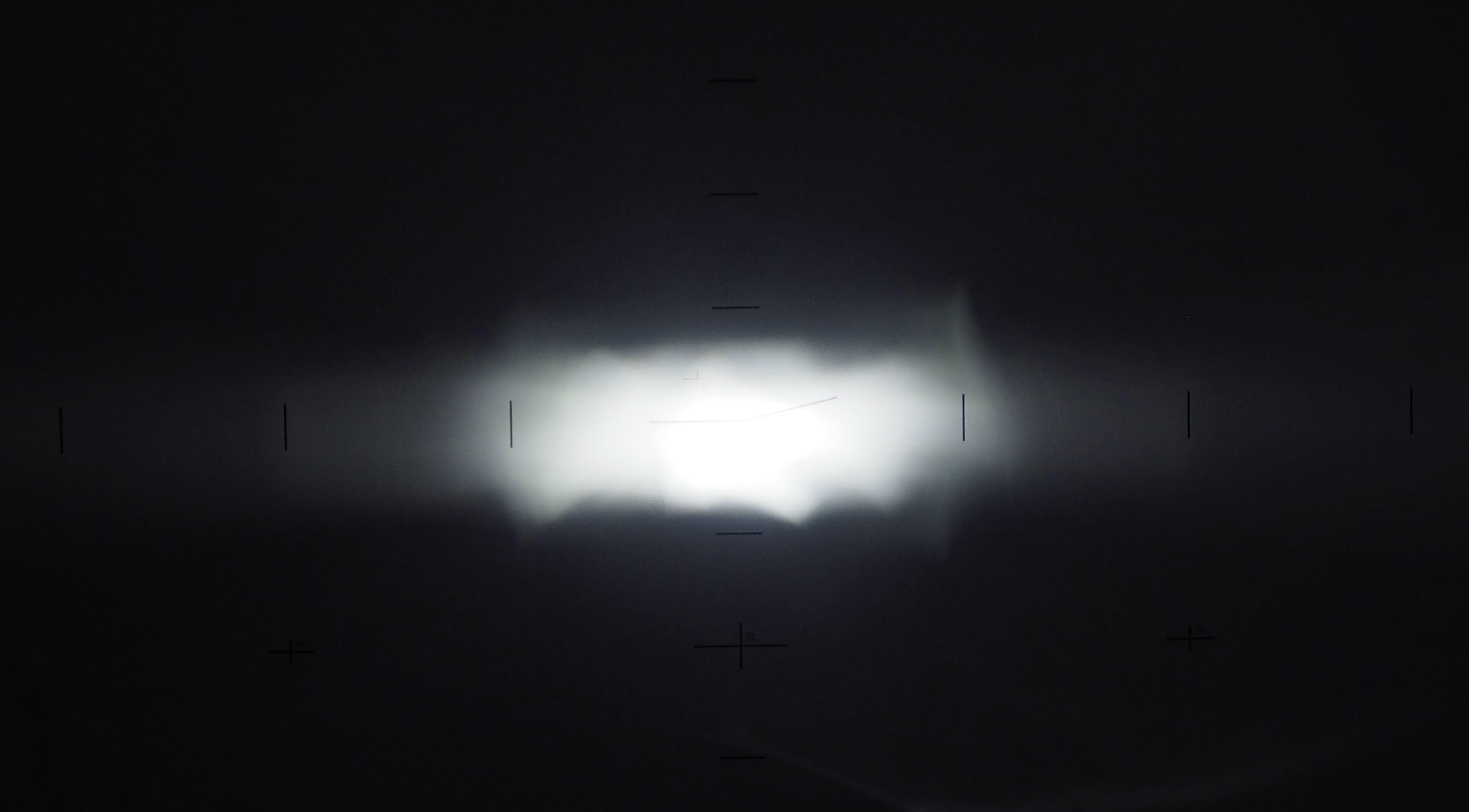 Philips Ultinon Pro9000 reflector high beam pattern
