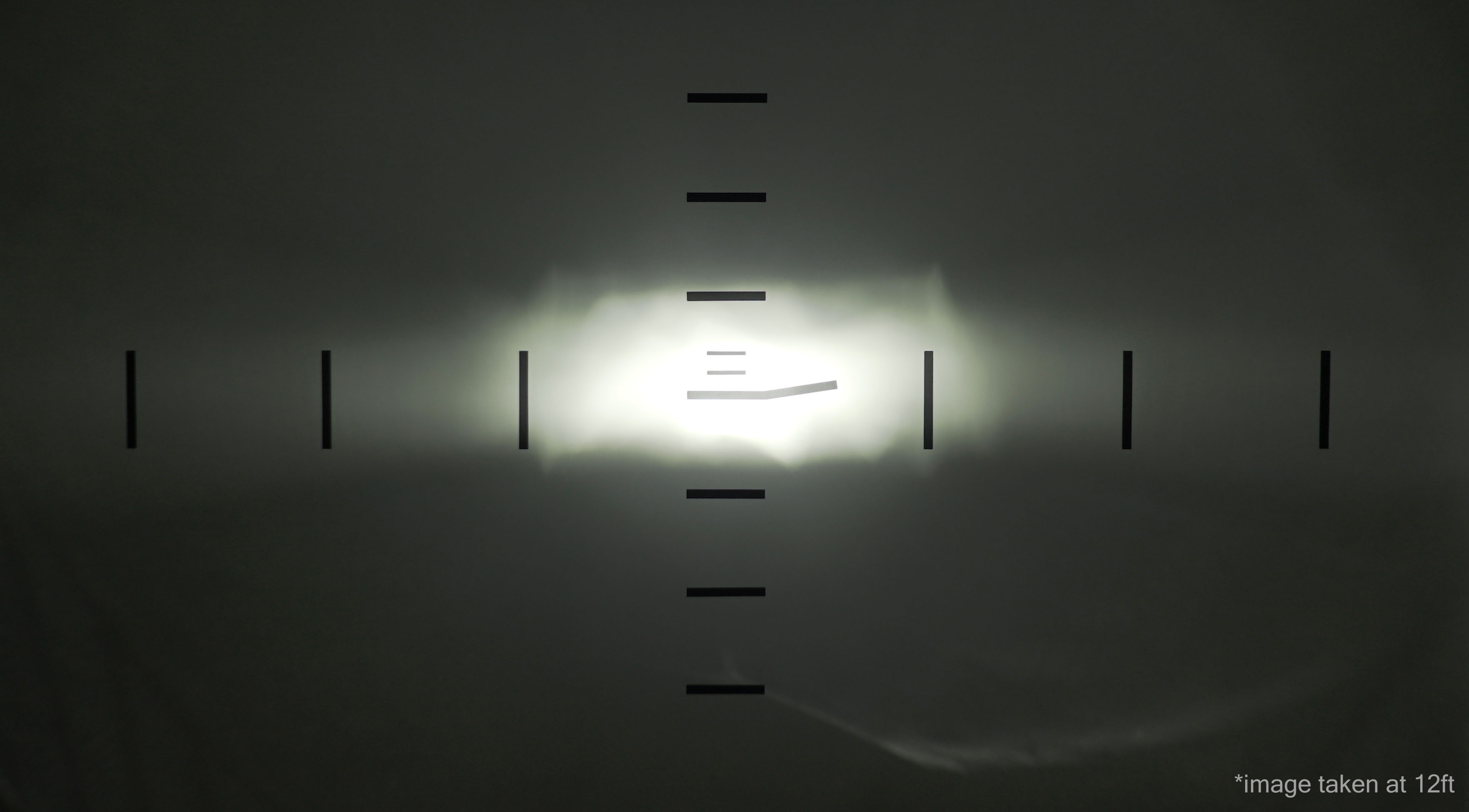 Philips Ultinon Pro5000 reflector high beam pattern
